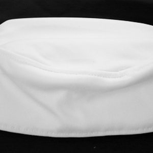 White Stretch Jersey Cloth Knit Fabric Kufi