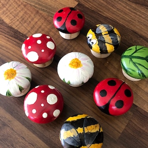 Handpainted Garden Doorknobs