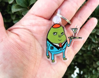 Olive Butler Acrylic Key Chain by Bailey Berendsen