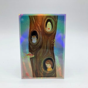 Spirit Tree Holographic Vinyl sticker by Bailey Berendsen