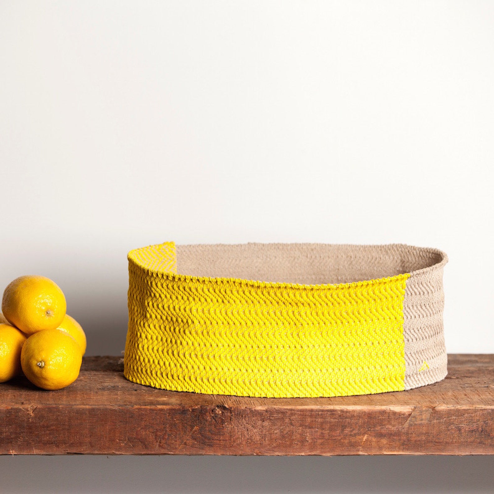 Large Oval Basket Hand Woven Hemp Food Storage Basket Etsy