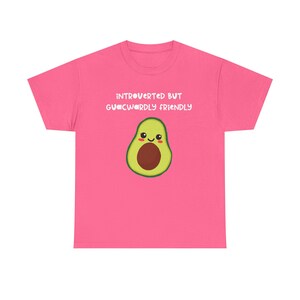 Cute hand drawn Avocado Tee - Fun Graphic T-Shirt, Unisex Cotton Tee, Gift for Avocado Lovers, Casual Wear, Summer Fashion