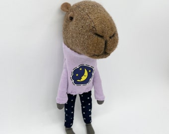 Capybara art doll