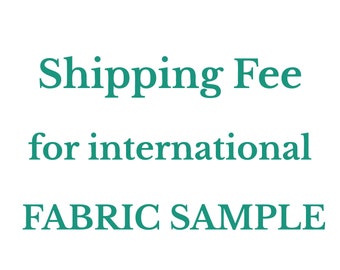 10x and more Fabric samples TRACKED - Shipping for outside of UK