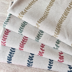 ISABELLA TRAIL Linen look, 100% Cotton fabric, Price per 1/2m