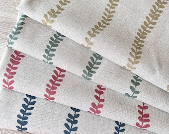 ISABELLA TRAIL Linen look, 100% Cotton fabric, Price per 1/2m