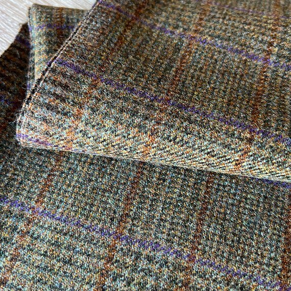 Green tweed shop fabric