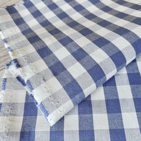 Woven Gingham Check 100% Cotton Fabric, 140cm Wide, Price