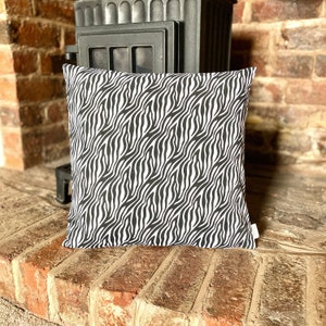 1153. Handmade Animal Zebra print 100% Cotton Cushion Cover Various sizes