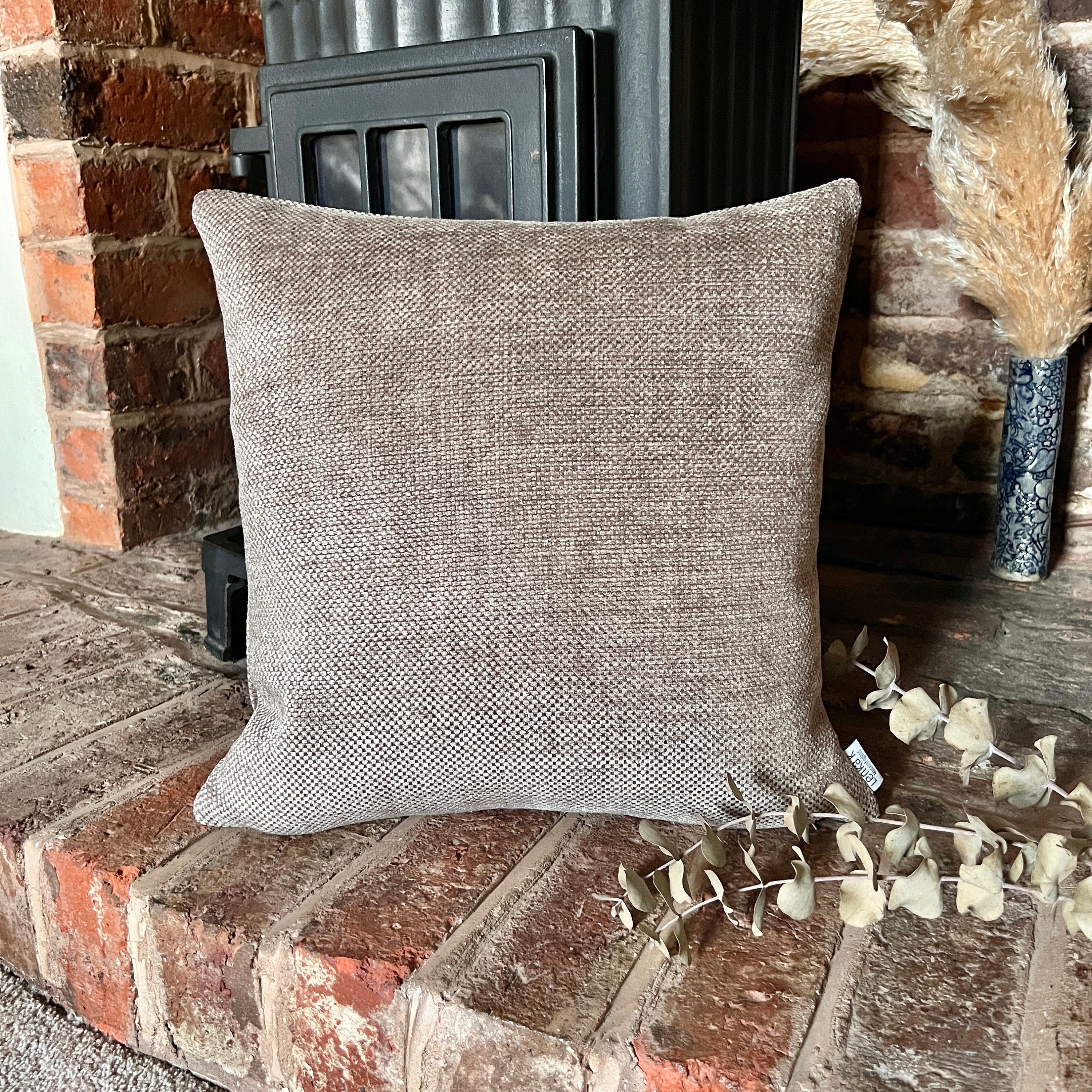 1449. IONA ERMINE Soft Chenille Cushion Cover. Various sizes