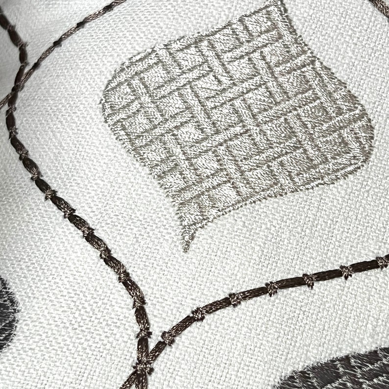 1230. Windsor Smoke Embroidered Cushion Cover, Various Sizes Etsy Ireland