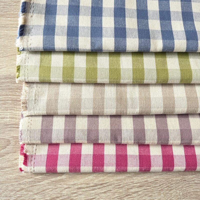 Woven Check Material - Etsy UK