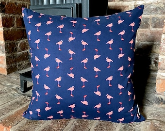 426. Handgemachte Flamingo in Turnschuhe 100% Baumwolle Kissenbezug. Verschiedene Größen