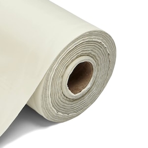Forro opaco de poliéster de 3 pasadas, perla/marfil, 137 cm/54&quot; de ancho, precio por 1 metro