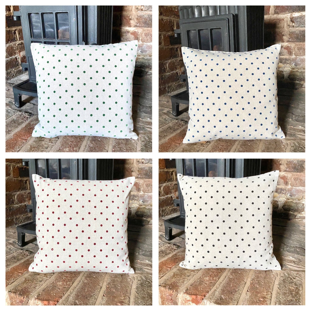 Red Polka Dot Pillow Etsy Singapore