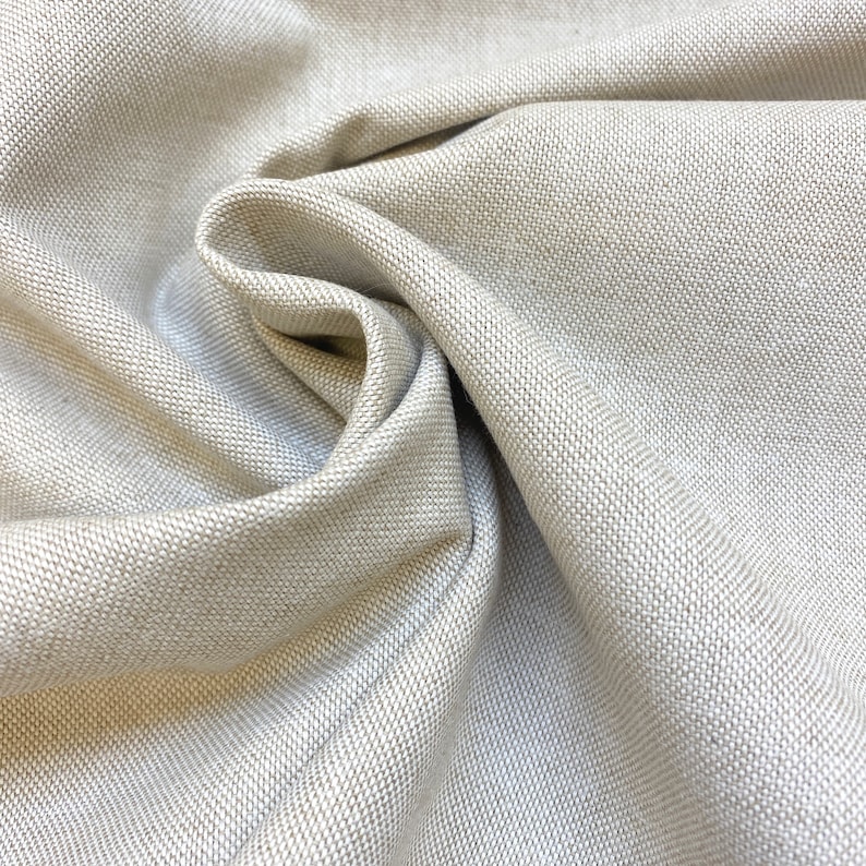 1007. Plain LINEN LOOK 100 Cotton Fabric Double Width 280cm/ Etsy