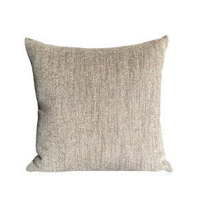 792. Beige OAT MEAL Chenille Cushion Cover. Various sizes