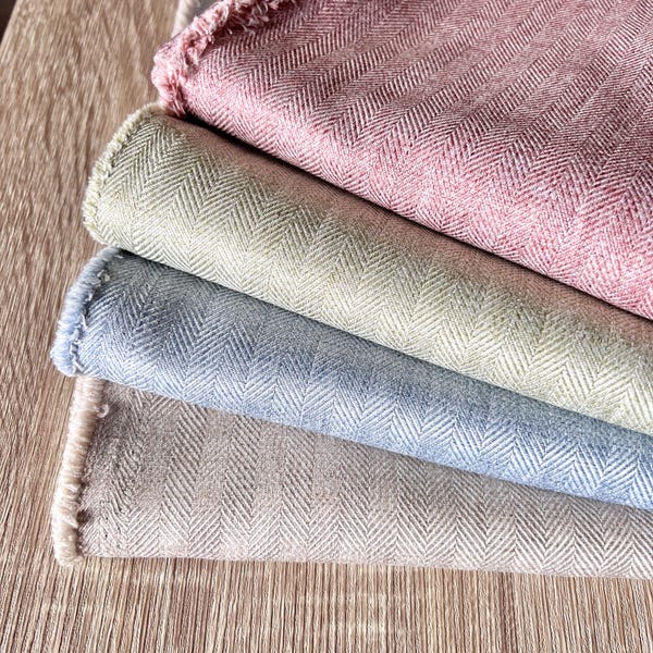 Tweedy herringbone Fabric, 150cm wide, Price per 1/2 metre