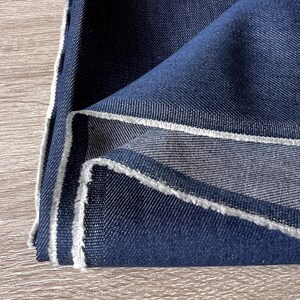 1666. Denim Cotton blend, 158 cm wide, price per 1/2 metre
