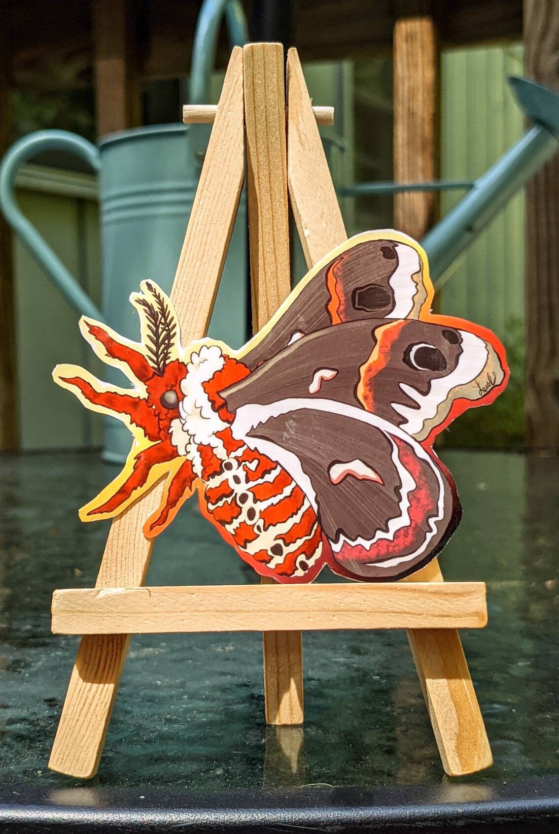 Cecropia Moth Sticker - Etsy