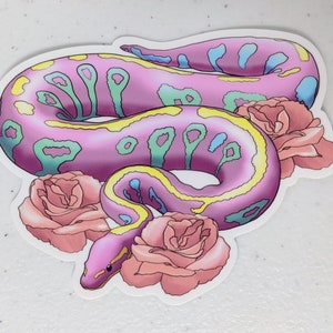 Floral Snake sticker