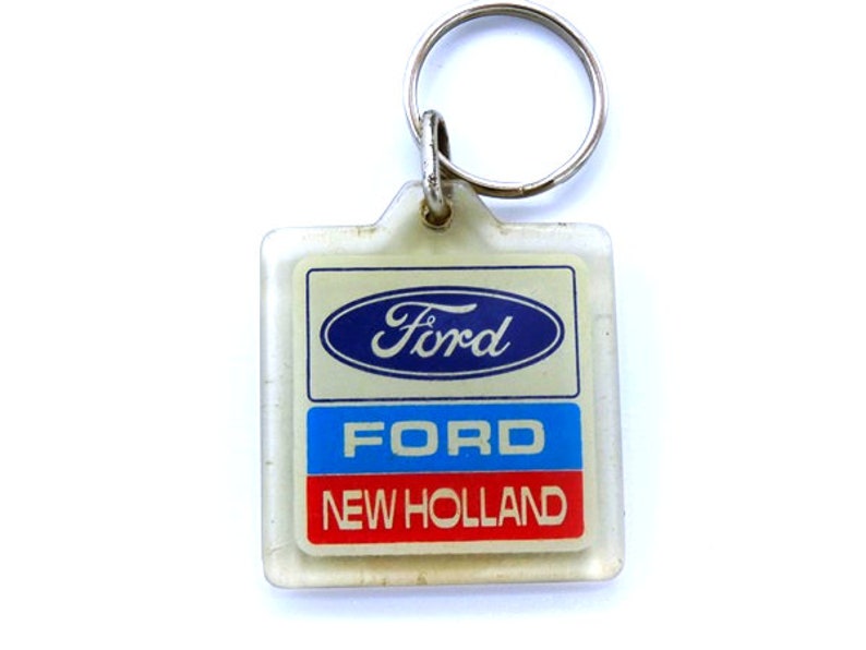Vintage Ford Keychain Auto Emblem Keyring Etsy
