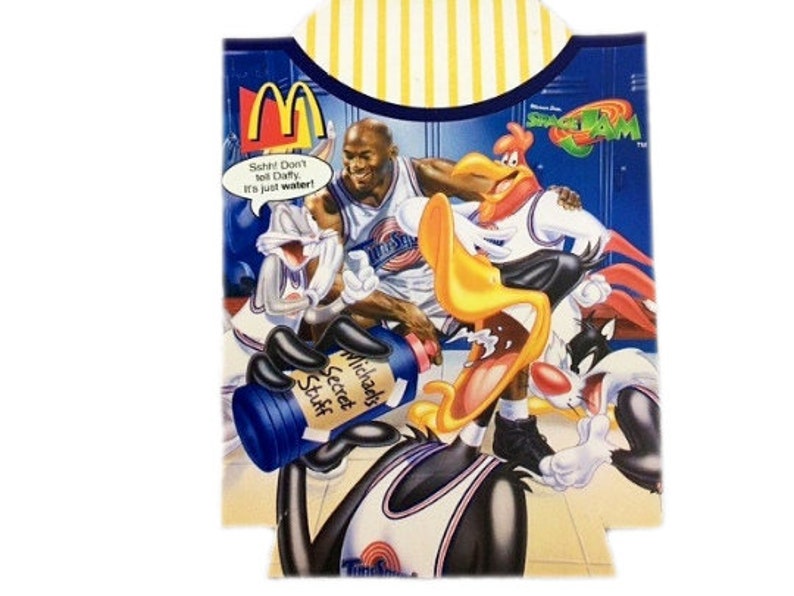 Michael Jordan Space Jam McDonald's French Fry Box Unused Etsy