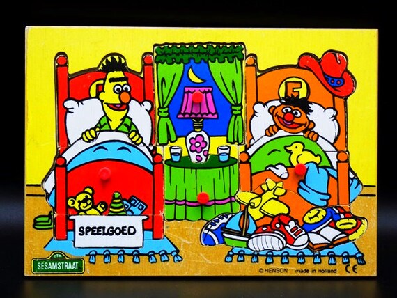 sesame street wooden puzzles