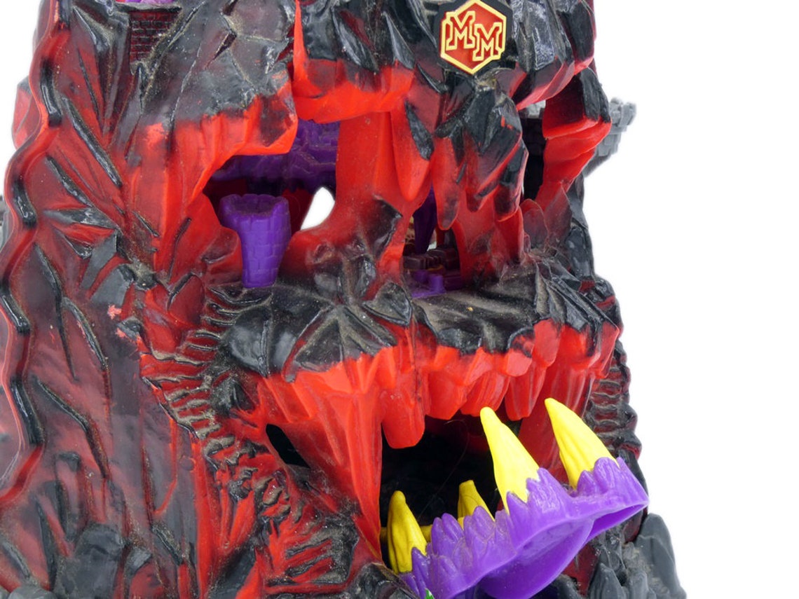 1992 Mighty Max Skull Mountain Castle Toy Playset Etsy