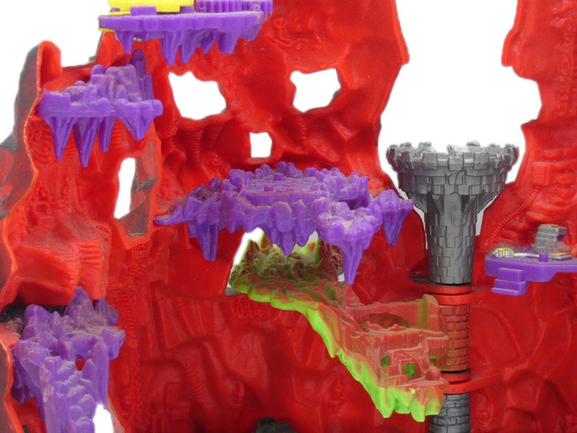 1992 Mighty Max Skull Mountain Castle Toy Playset Etsy