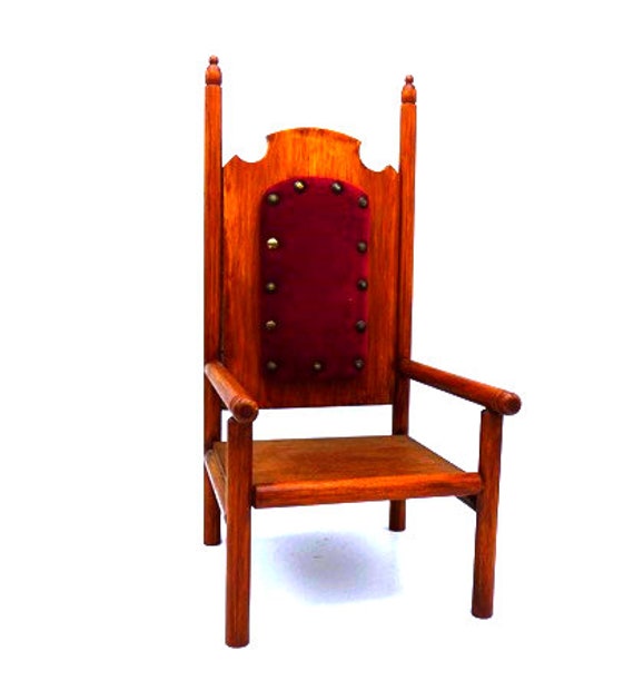 vintage wooden doll chair