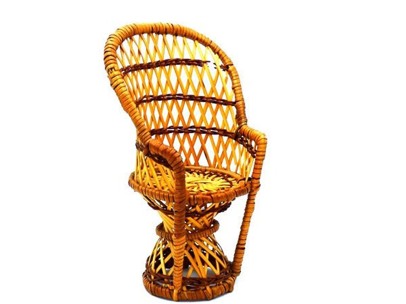 wicker doll chair