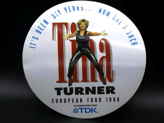 Tina Turner Sticker European Tour 1996 - Tina Turn