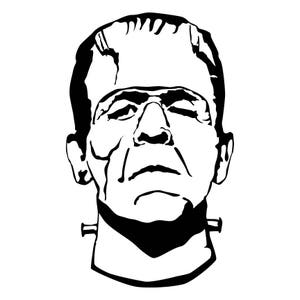Frankenstein Monster Vinyl Decal - Etsy