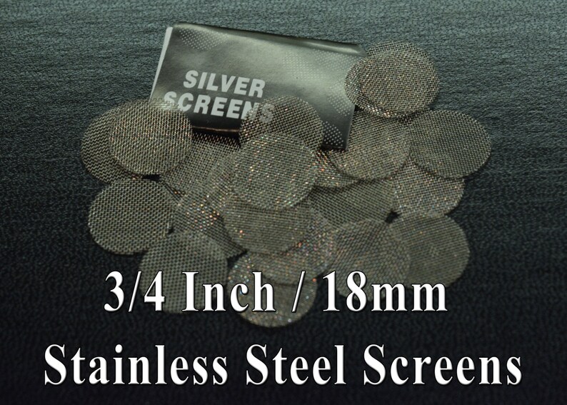 60 Stainless Steel Screens 3/4/18mm High Quality Durable Smoking