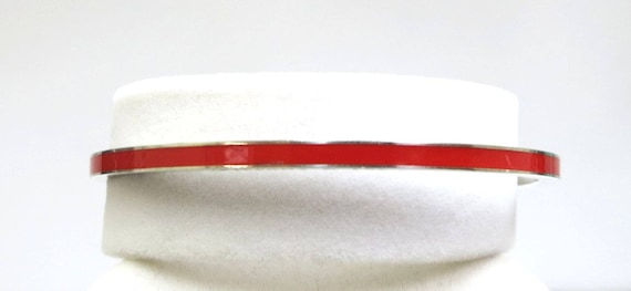 tiffany & co enamel sterling vintage bracelet rar… - image 1