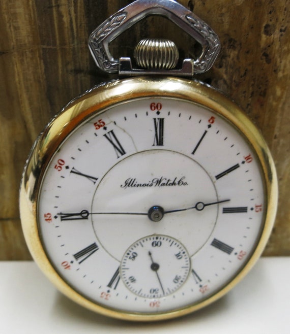 illinois 17 jewel pocket watch 16 size