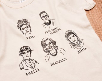 Peuter feministe, RBG baby, Feministische baby kleding, feministische baby, feministische onesies, rbg peuter shirt, baby feminist, baby rbg, rbg shirt