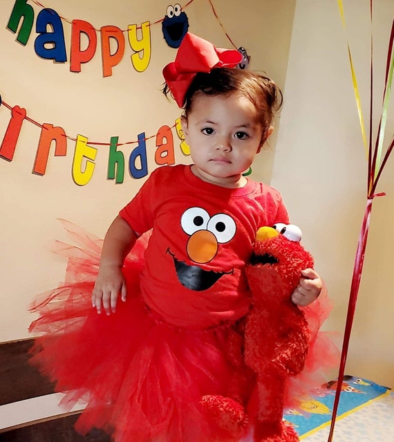 Elmo birthday shirt bow tutu outfit set - Etsy España Elmo birthday shirt bow tutu outfit set - Etsy España