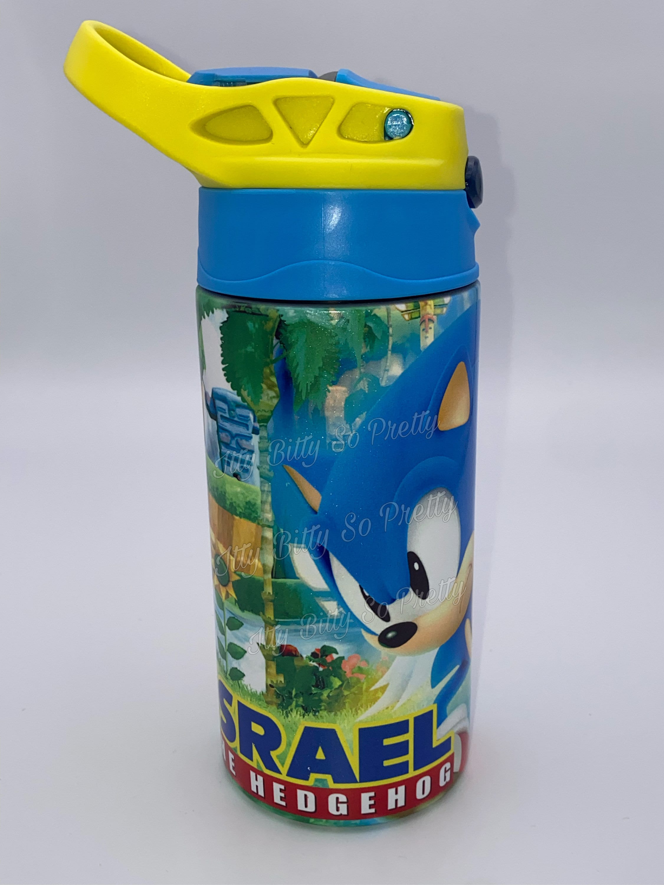 Sonic Tails Knuckles Glow in the Dark Gamer Kids Water Bottle - Etsy