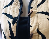 Cotton Jacket Quilted Jacket Reversible Jacket Travel Jacket Blockprint Jacket Indian Cotton Jacket Boho Jacket Spring Jacket Vest Jacket