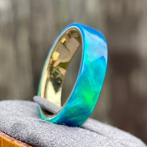 Non Conductive Wedding Ring made from Fiber Glass