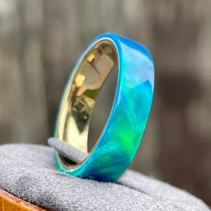 Non Conductive Wedding Ring made from Fiber Glass