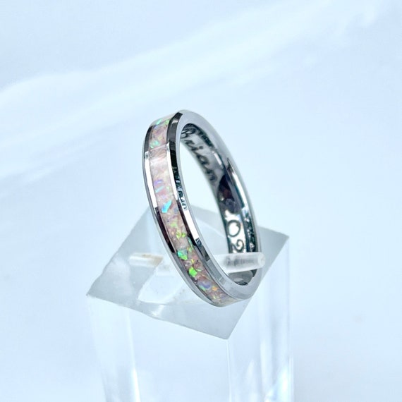 Pet Cremation Ring 4mm Width, Memorial Ring, Remembrance Ring