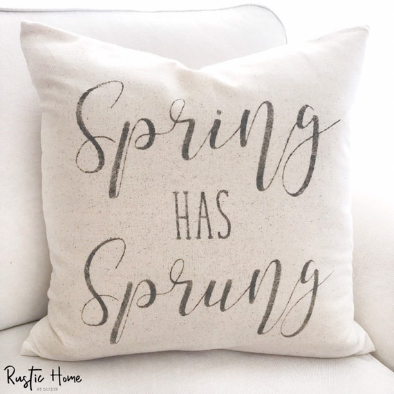 Spring Has Sprung Pillow Cover