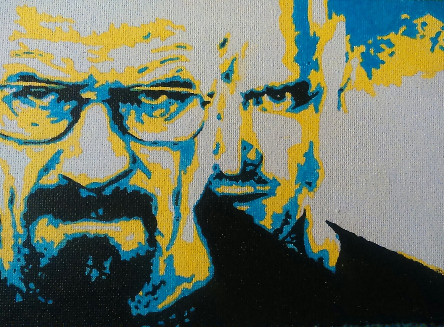 Breaking Bad Hand Painted Pop Art Canvas Etsy