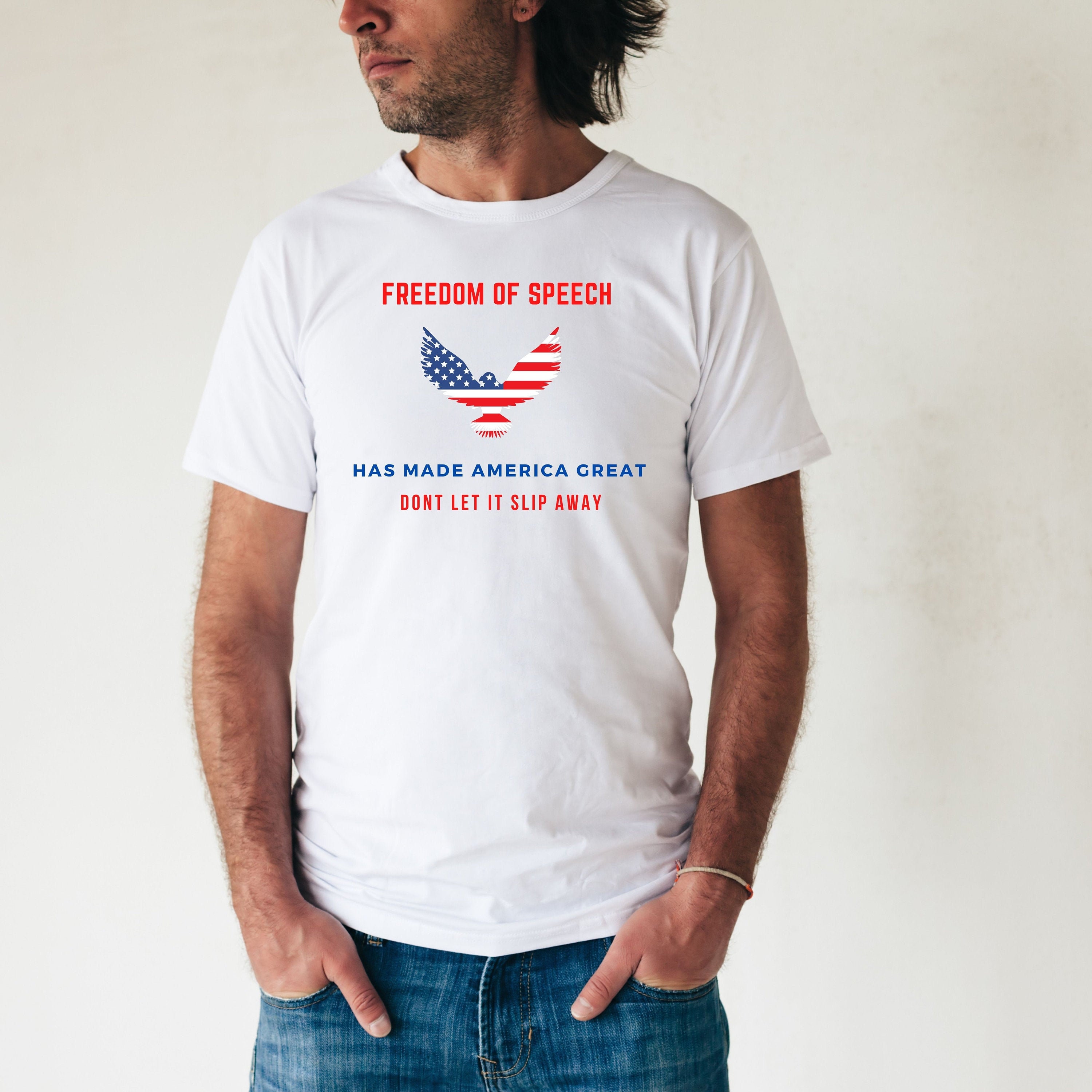 Freedom of Speech T Shirt Free Speech Shirt First Amendment Etsy