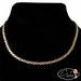 Gold Twisted Braided Choker Collar Necklace Wire (CH11)