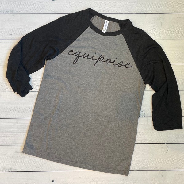 Equipoise - PEO | Bella and Canvas Baseball Tee