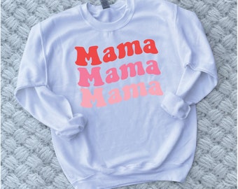 MAMA RETRO | Cute Graphic Tees | Gift For Mom | Comfy Sweatshirts